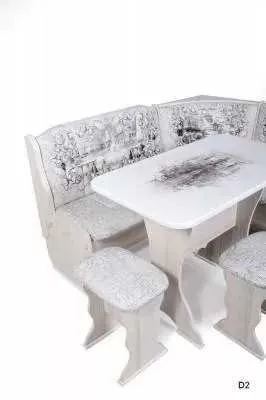 Кухонный набор Орхидея Автор с фотопечатью D2 бодега светлый