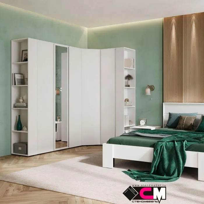 Хелен ПН 01 Пенал закрытый (0,400х2,100х0,460) серый графит/дуб крафт золото