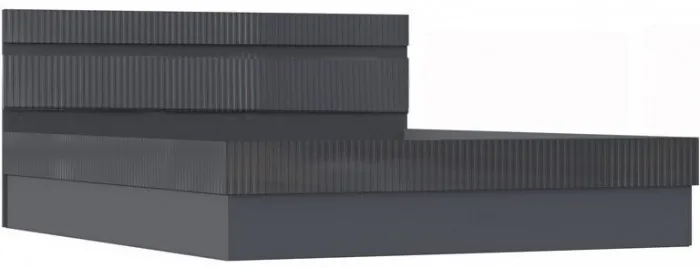 Модульная спальня Оливия (Графит, Графит Софт)