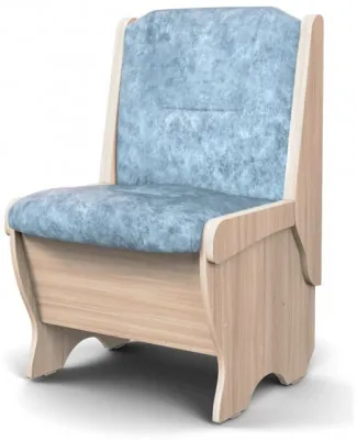 Скамья Лотос 550 ясень светлый/лагуна