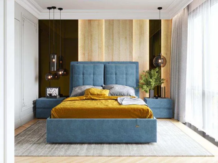 Кровать Ester 1400 модель 311 Галакси лайт 22