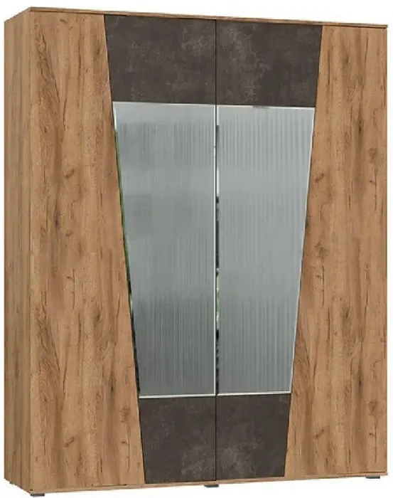 Модульная спальня Соренто (Дуб Крафт / Бетон)