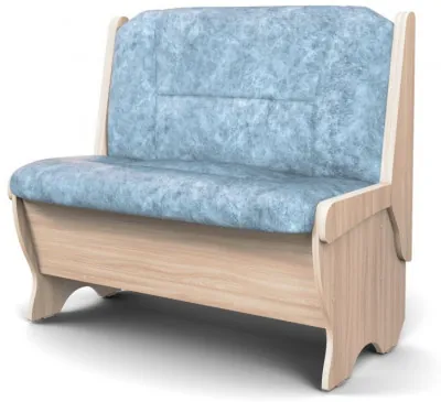 Скамья Лотос 950 ясень светлый/лагуна