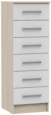 Мартина Комод 400 (Дуб Сонома / белый)