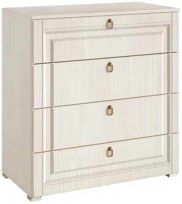 Комод "Престиж-1" с 4 ящиками - Сандал светлый