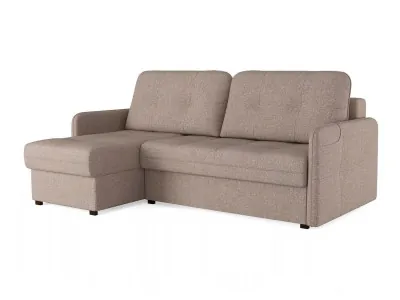 Диван-кровать угловой SMART 1 1Пф-2Т Рогожка Sherlock 932