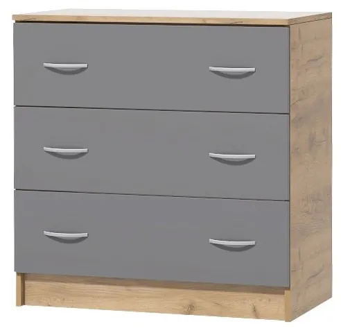 Кэт-7 Комод (Крафт золотой / Миндаль)