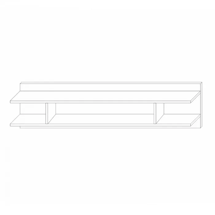 Полка навесная 5 Сиена