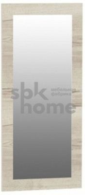Зеркало 450 ПМ-9, Мале (450*20*980) Дуб галифакс белый