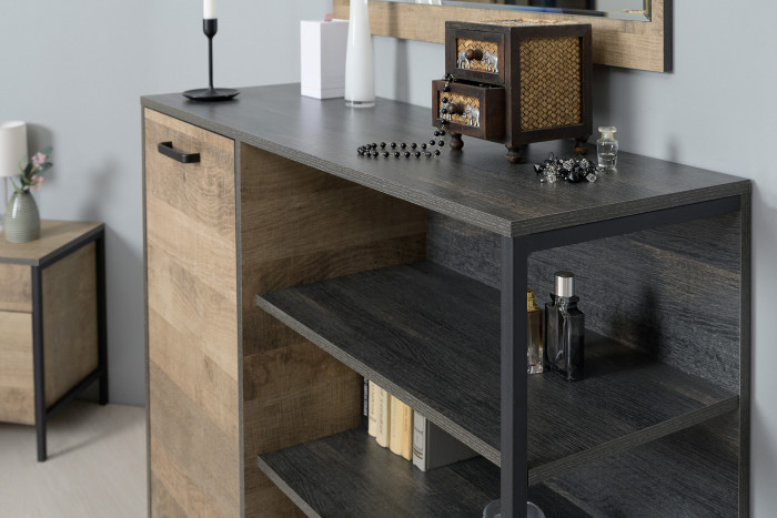 Трувор Гостиная 050, дуб гранж песочный/интра