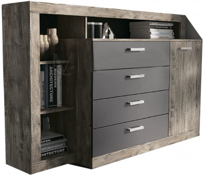 Ангара Комод (Дуб Юкон / Графит)