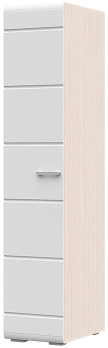 Симба пенал (400*2000*570) дуб белфорт/белый глянец