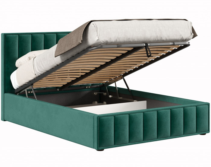 Кровать с подъёмным механизмом 1600 Анкона, зеленый