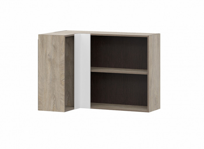 КГ Этна Шкаф навесной угловой 1000 Софт Вайт