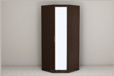 Кэт-4 Шкаф угловой /Зеркало, венге (Венге)