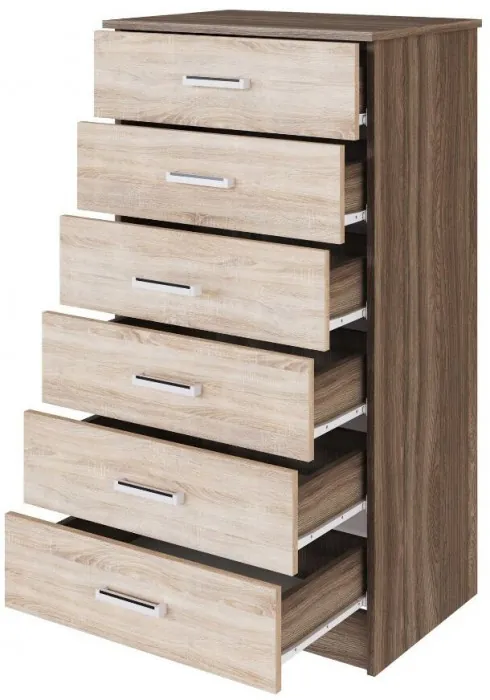 Комод Катрин-4 ясень шимо/дуб сонома