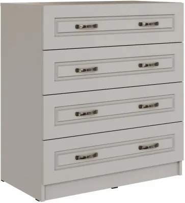 Комод с 4-мя ящиками Апполия, Кашемир/Сантьяго софт