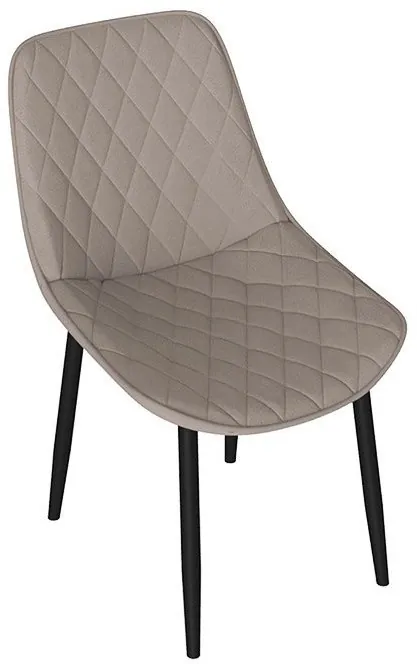 Оскар Стул (Черный муар/Велюр L005 синий)