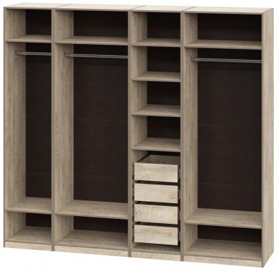 Шкаф без фасадов Этна 2.5 м. Комплект 5