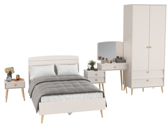 Афина Спальня 22-1200, кашемир серый