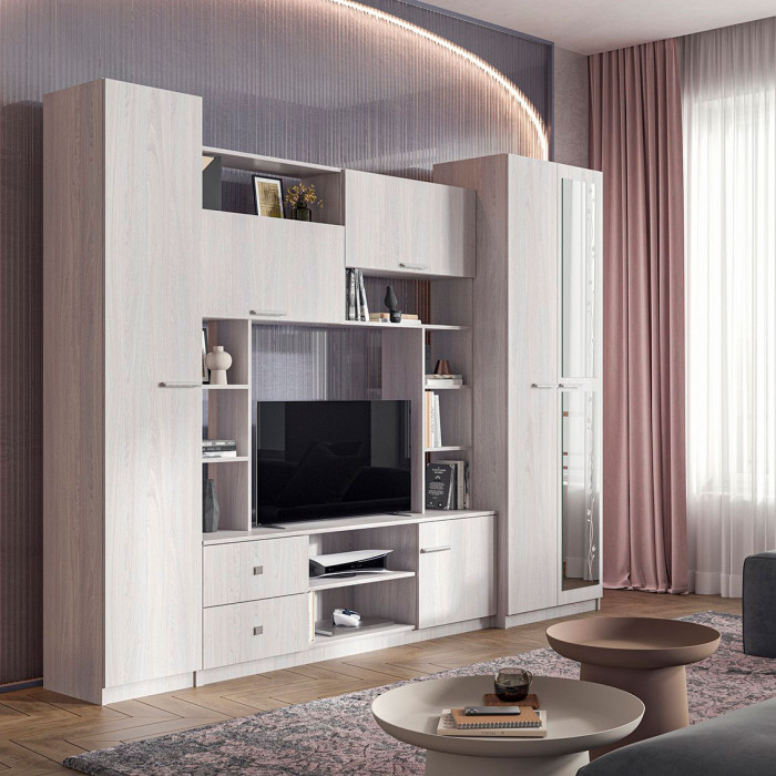 Гостиная Марта-М (Андрей 1)  ЛДСП анкор/анкор