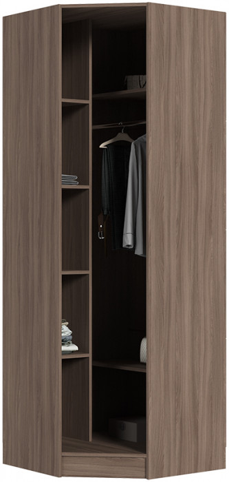 ГАРМОНИЯ ШУ 601 М шкаф угловой (0,78х2,2х0,78) шимо темный/шимо светлый