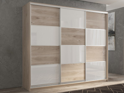 Шкаф-купе Кааппи 14 Кастелло Серый 210х60х230 см