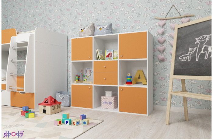 Стеллаж Джери (Венге/Ясень Анкор темный)