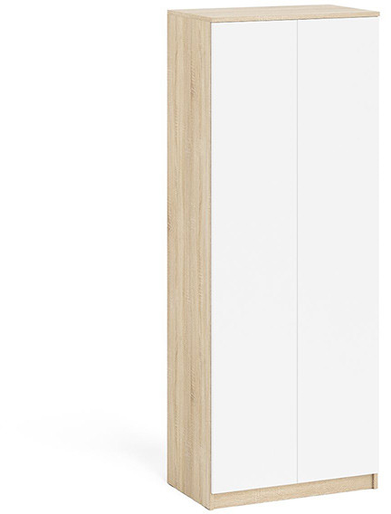 Мори Шкаф МШ800.1, цвет дуб сонома/белый, ШхГхВ 80,4х50,4х209,6 см.