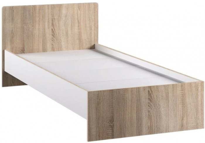 Модульная детская спальня Бланка, набор 2, Дуб сонома/Белый с фотопечатью