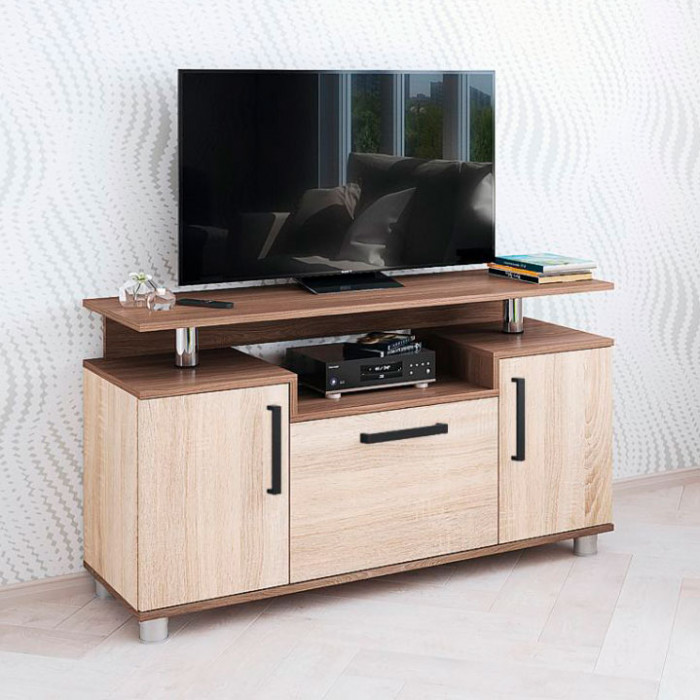 Тумба ТВ 003 (С) (1200*660*380) ясень шимо, дуб сонома/дуб сонома