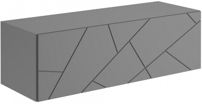 Модульная гостиная Гранж, композиция 4 (Серый шифер/Крафт золотой / Графит софт)