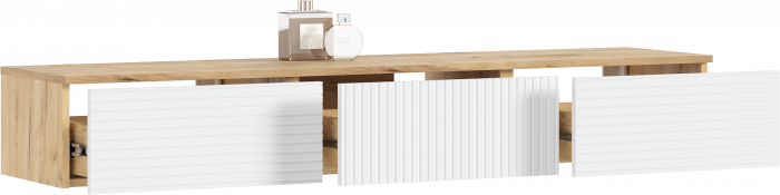 Флэш Модульная Гостиная, вариант №2, Браш вайт/Дуб крафт