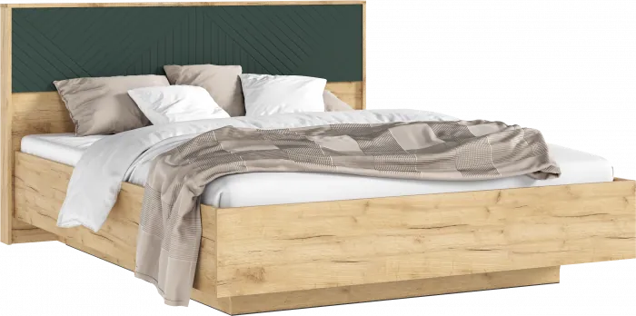 Спальня Флэш, браш мени грин/дуб крафт