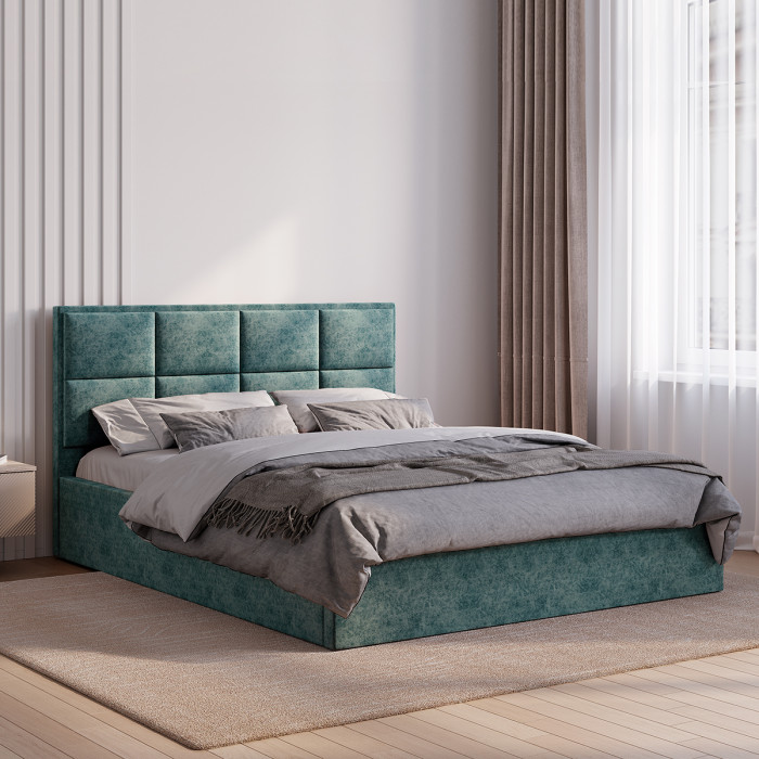 "Линда" КР-16 кровать 1,6 м Морская волна