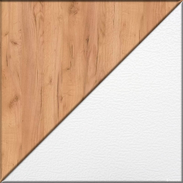 Лидер-8 Стол + Стол + Тумба МД 3.19, цвет белый шагрень/крафт золото, ШхГхВ 370х50/30х75 см. или 230х50/120х75 см., НЕ универсальная сборка