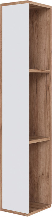 Малави Шкаф торцевой МШТ дуб крафт табачный/белый глянец