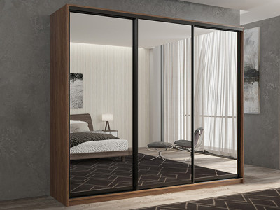 Шкаф-купе Кааппи 1 Морское Дерево Винтаж 180х60х230 см