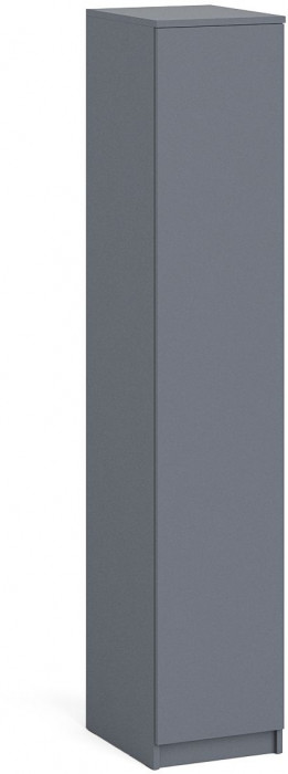 Мори Пенал МШ400.1, цвет графит, ШхГхВ 40,4х50,4х209,6 см., универсальная сборка