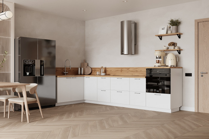 КГ Угловой 1500х3150 (без пм) Эмаль, Белый  Арника РМ в.3