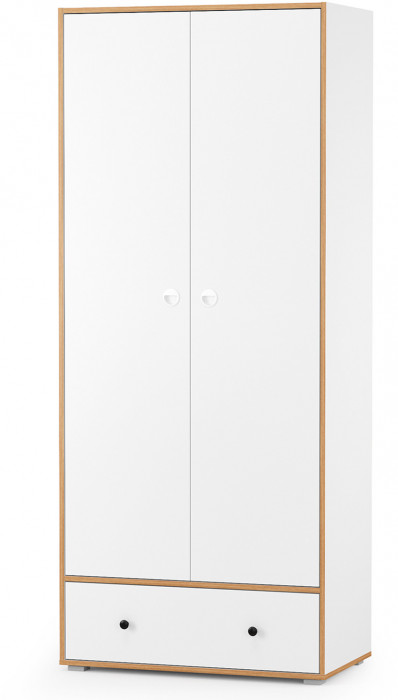 Вуди Компоновка № 22, белый премиум/дуб крафт золотой