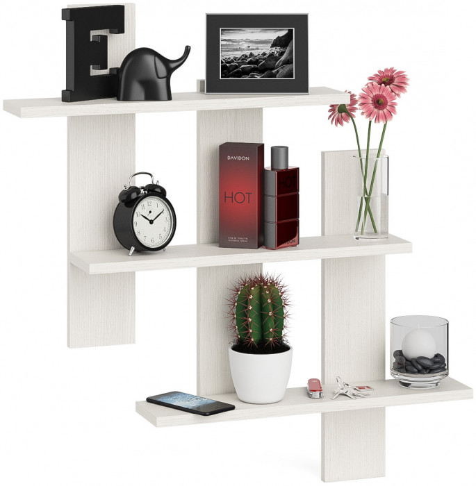 Полка СВК-5, цвет дуб лоредо, ШхГхВ 84х13,6х88 см.