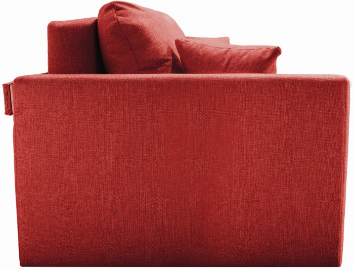Диван-кровать Белфест 160х195, еврокнижка, велюр, красный