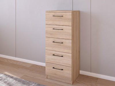 Комод 02/16 45х40х110 Сонома/Сонома