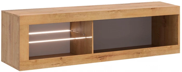 Прага Тумба ТВ мини Дуб Вотан/Графит