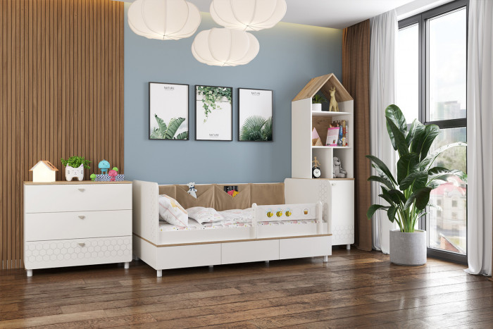 Эйп Детская № 3, белый/дуб белый