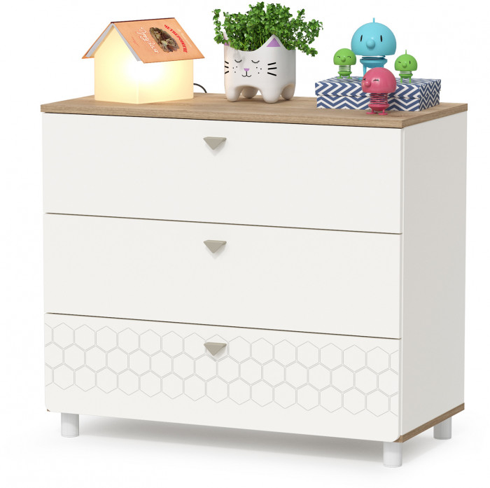 Эйп Детская № 3, белый/дуб белый