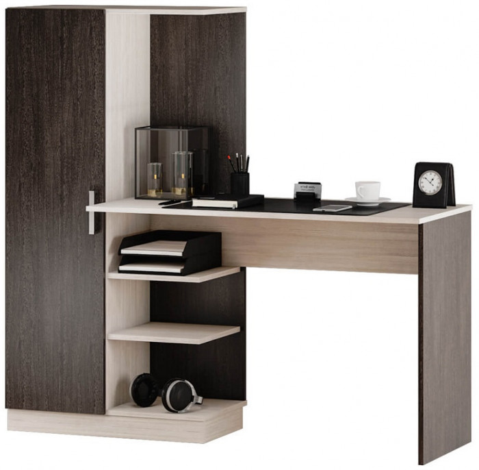 Стол компьютерный Бейсик, венге/лоредо