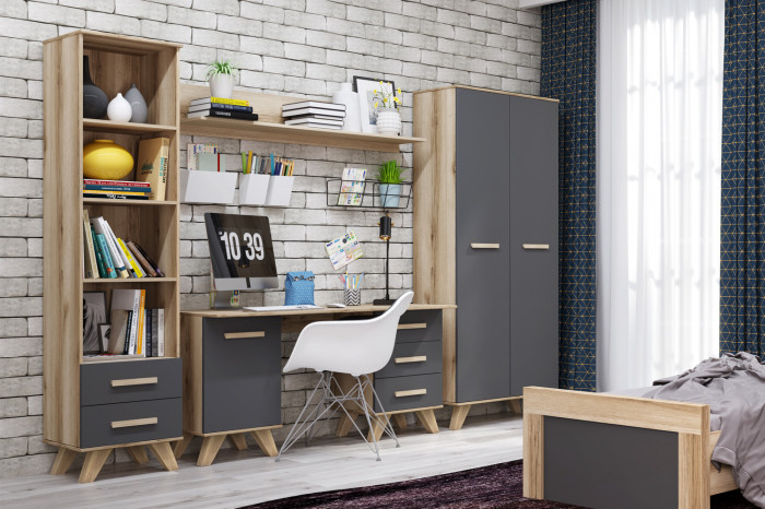 Шкаф-стеллаж 450 Вега Скандинавия