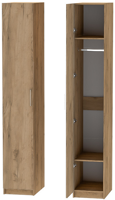 Шкаф-пенал №1 "Иннэс-7" - Дуб крафт золотой